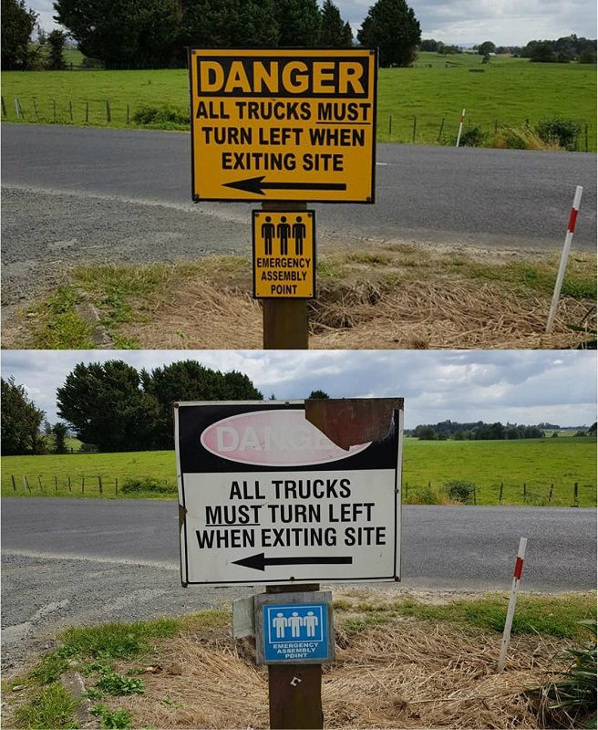 Gate Sign Examples Signage example gallery - Gate Plates