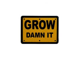 Grow! Garden Sign - Gate Plates